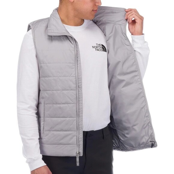 THE NORTH FACE MEN'S THERMOBALL MELD GRAY BIG & TALL DOWN VEST 5X NWT - Picture 3 of 4
